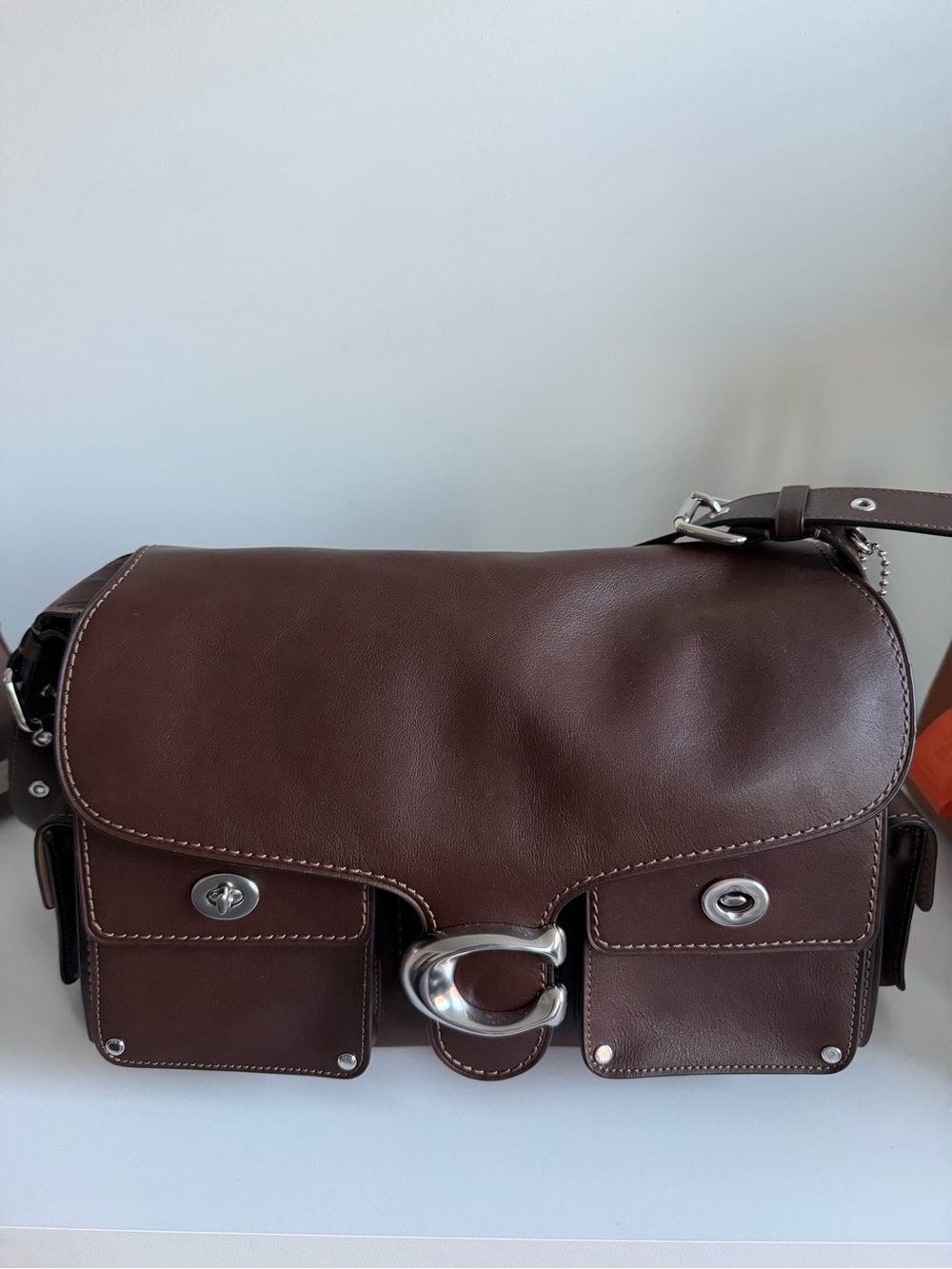 Coach Cargo Tabby Size 36 in Dark Brown
